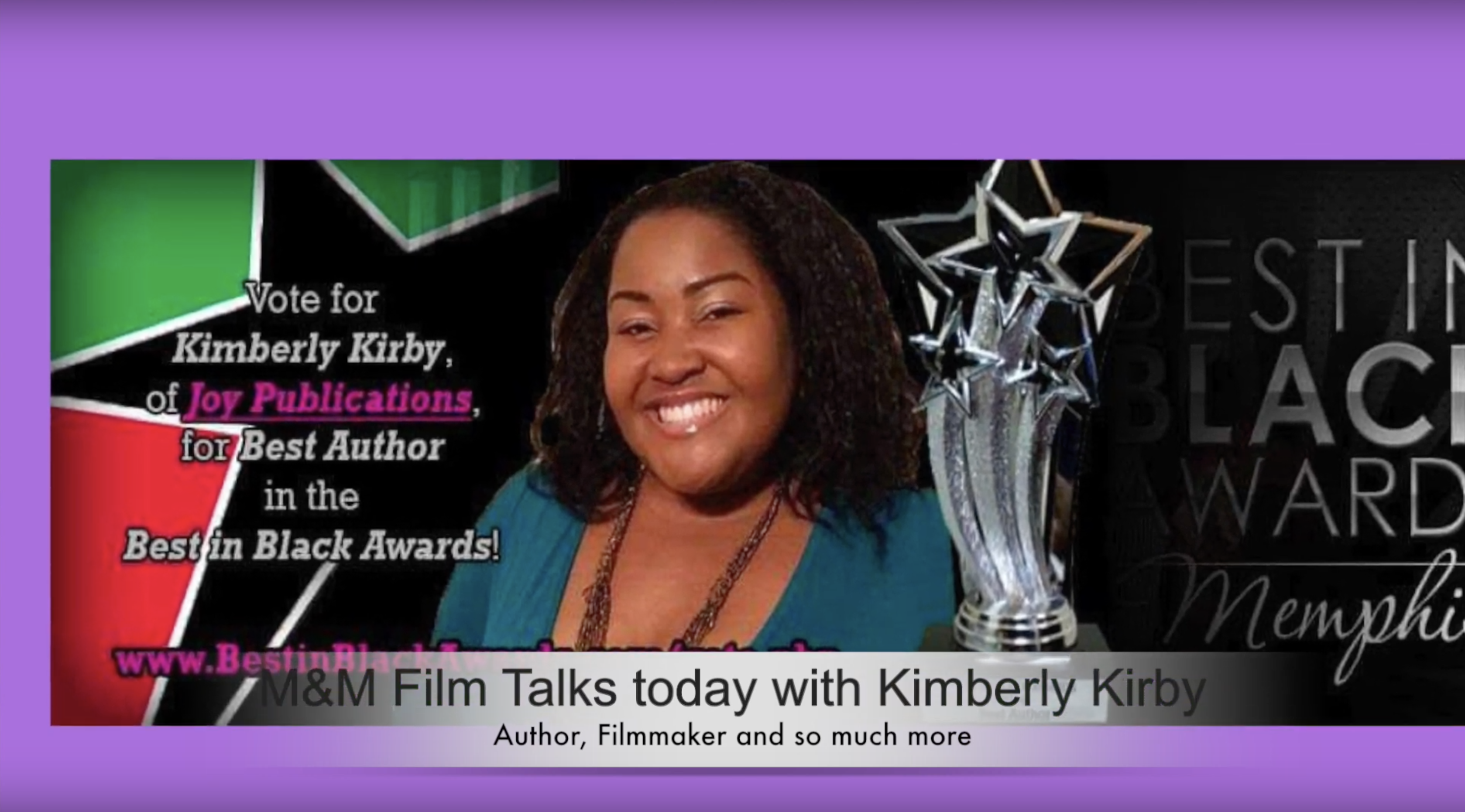 M&M Film Talks with Author Kimberly Kirby